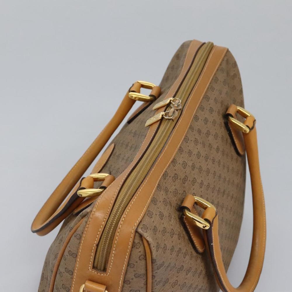 GUCCI Micro GG Supreme Hand Bag PVC 2way Beige Gold 002 123 0033 Auth 118246 - Picture 6 of 16